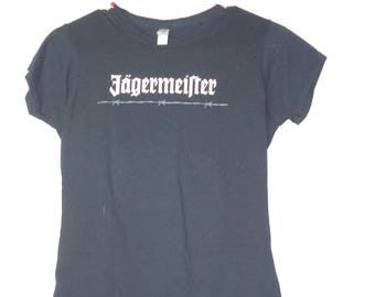 Women's 100% Cotton Black Graphic Tee Size Medium