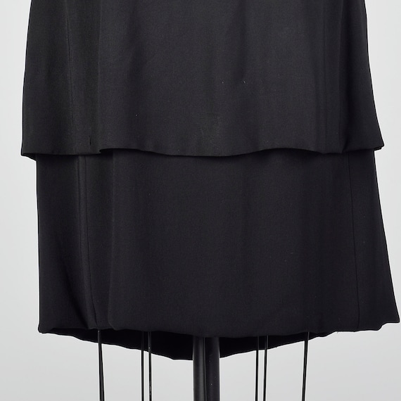 Small 1960s Classic Little Black Dress Short Slee… - image 8