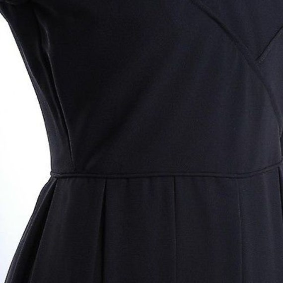 Small 1950s Dress Classic Little Black Dress Deta… - image 5