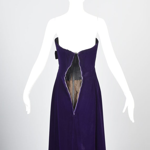 XS Frank Usher Purple Formal Dress Off Shoulder S… - image 3