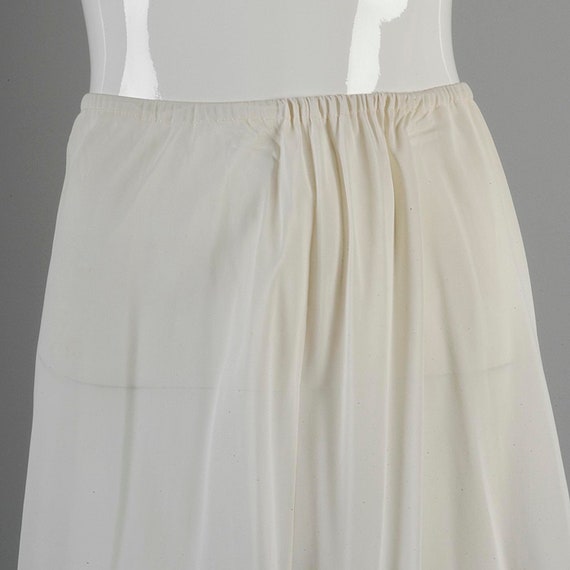 Small 1960s Slip 60s Half Slip White Half Slip Pi… - image 3