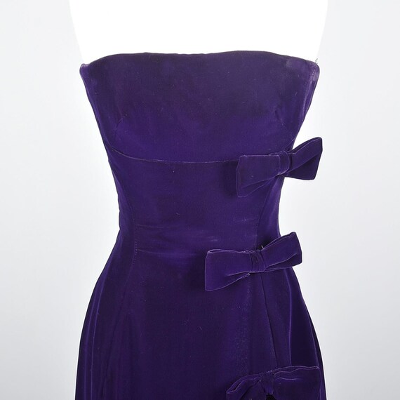 XS Frank Usher Purple Formal Dress Off Shoulder S… - image 8