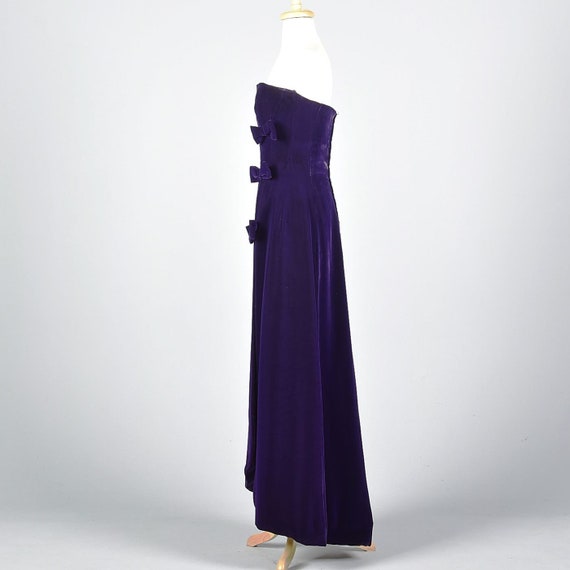 XS Frank Usher Purple Formal Dress Off Shoulder S… - image 6