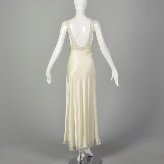 XS 1930s Bridal Nightgown Wedding Night Lingerie … - image 2