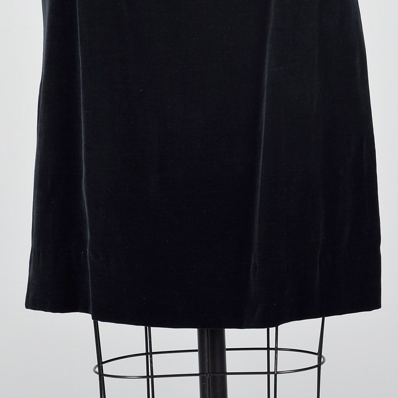Medium 1950s Dress Black Velvet Jumper Dress Layering Piece - Etsy