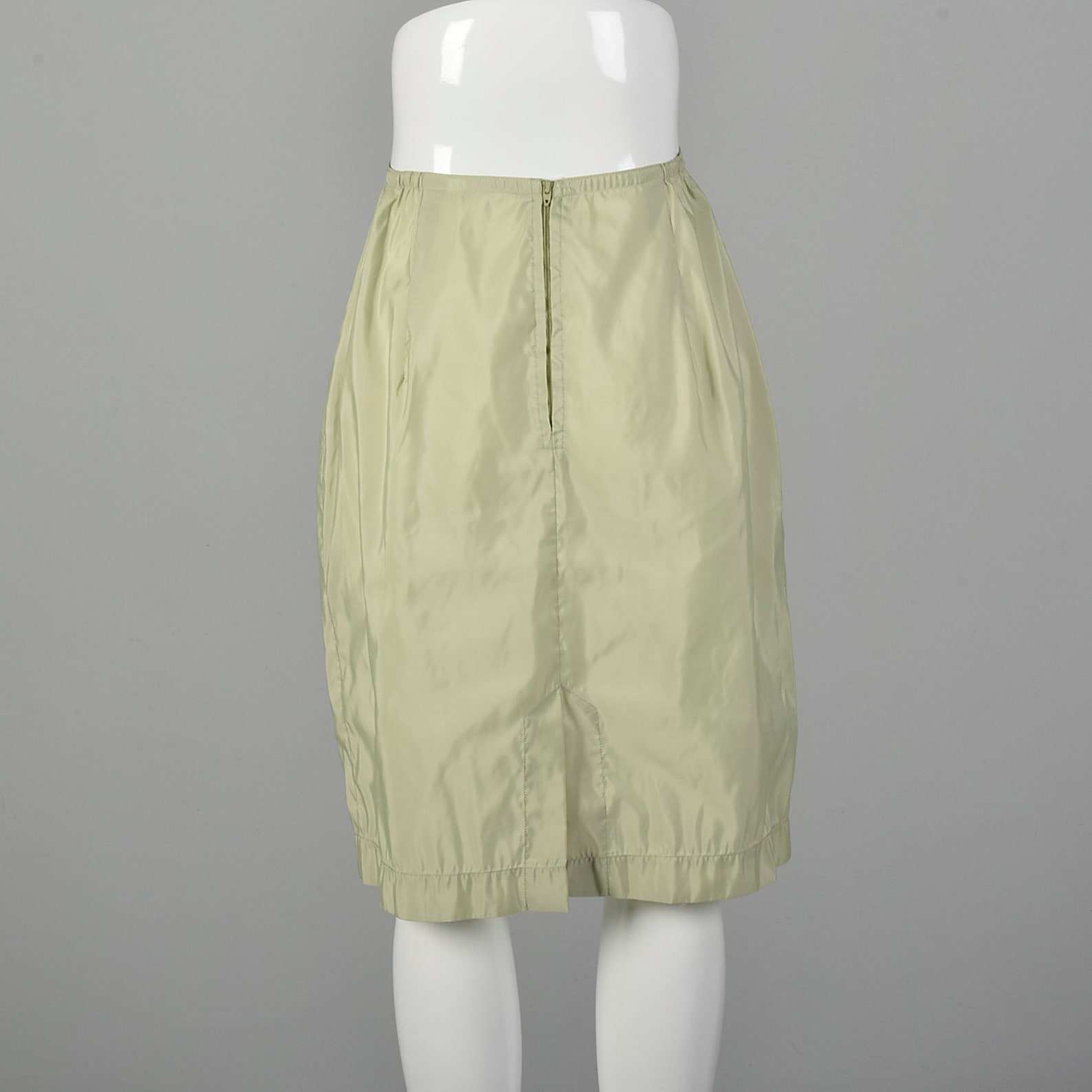 Small 1960s Pastel Green Half Slip Vintage Lingerie Short Nylon American Maid Skirt Liner Etsy