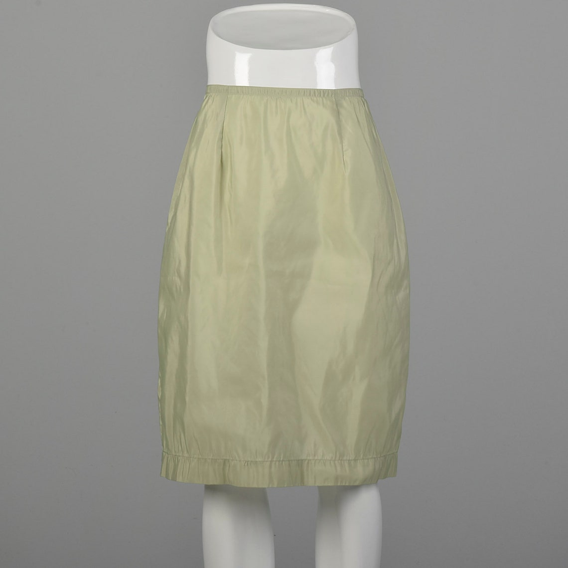 Small 1960s Pastel Green Half Slip Vintage Lingerie Short Nylon American Maid Skirt Liner Etsy