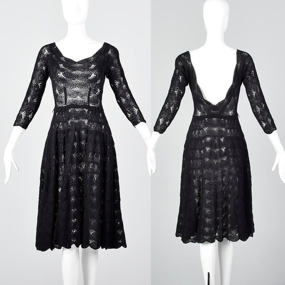 backless little black dress