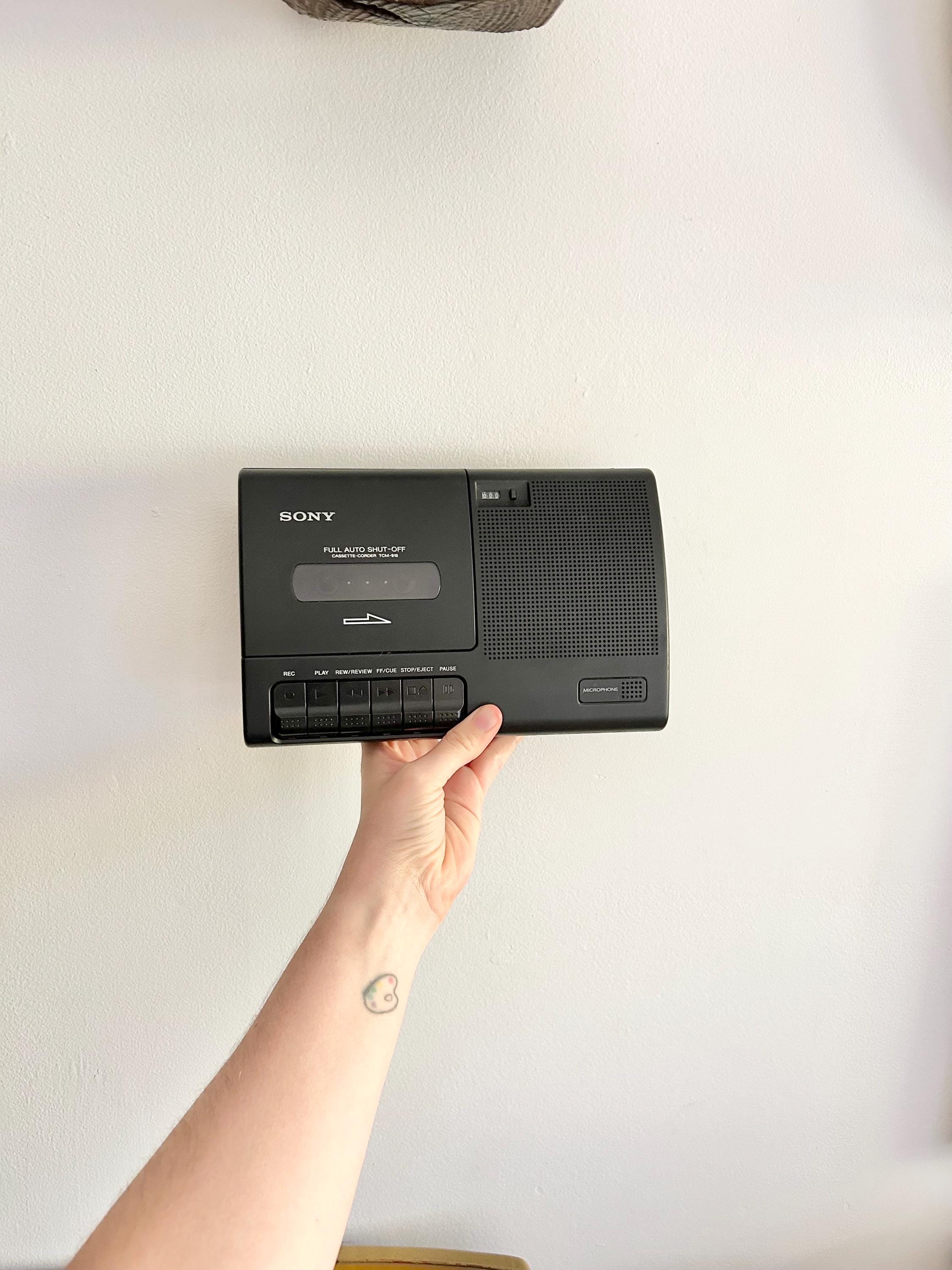 RESERVED Vintage Sony Casette Recorder TCM-919 With Box - Etsy