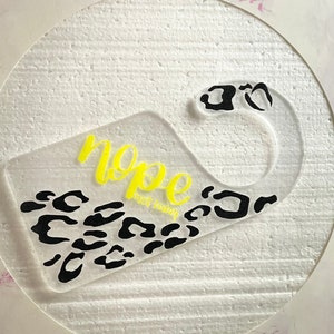 Closet or door knob hanger  * Costumed **
