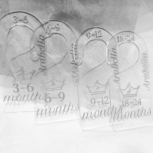 Personalized baby clothes dividers