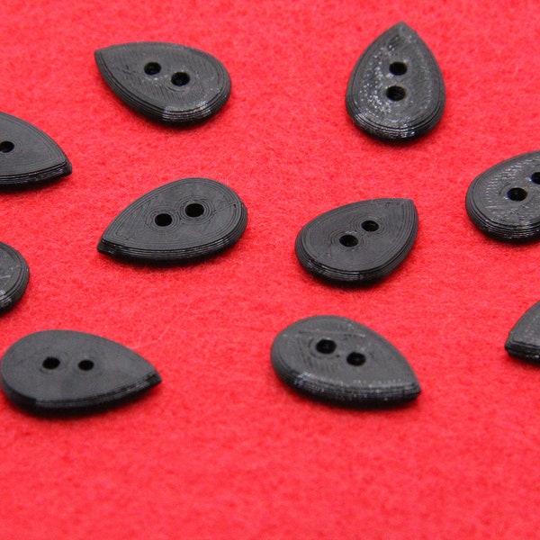 Plastic Watermelon Seed Buttons