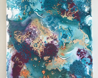 Abstract Mixed Media and Acrylic Painting | Original Artwork