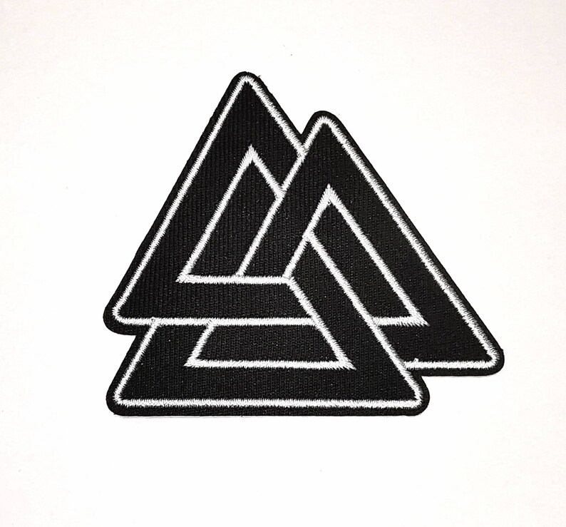 Triangular Runes Valknut Viking Triangle Rune Choppers Biker Motorcycle - Etsy