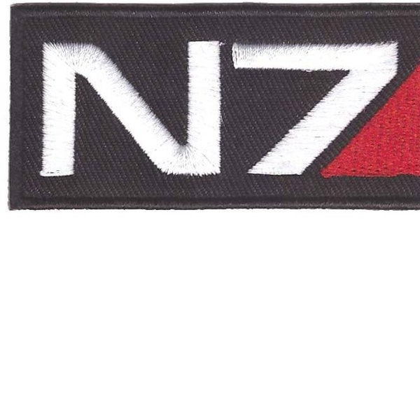 Mass Effect Game N7 Embroidered Cloth Iron On Patches