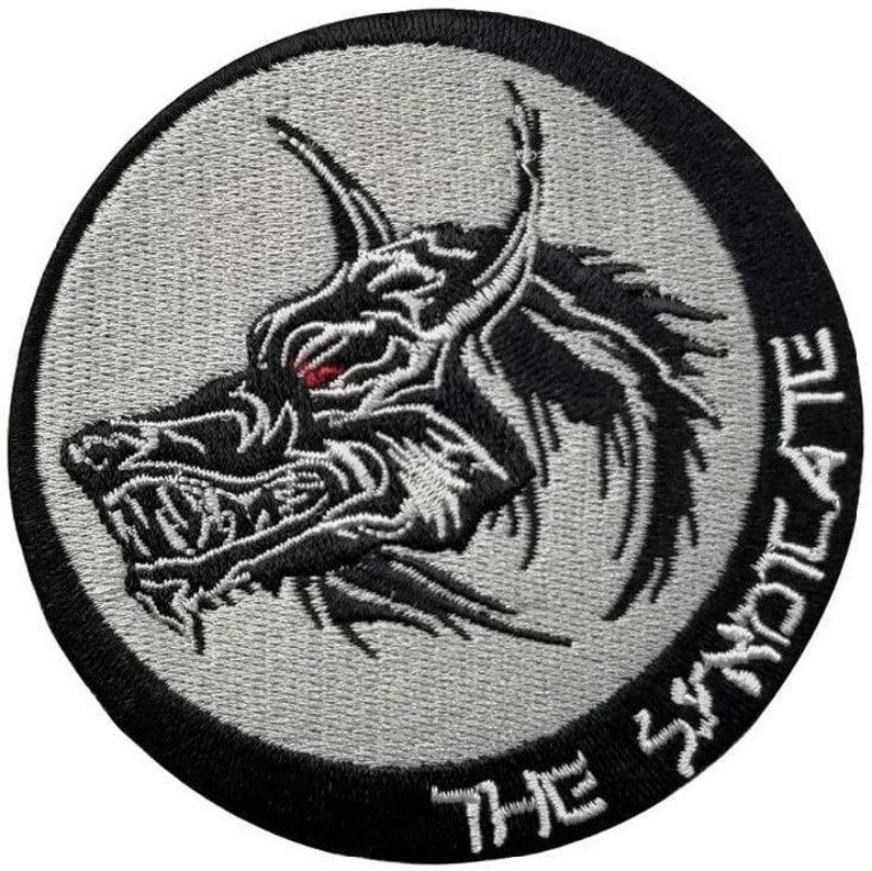 The Syndicate Wolf Embroidered Iron on Patch - Etsy