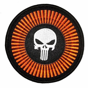 Skull Choppers Biker Motorfiets Geborduurd Doek Strijkijzer Op Patch Motorfiets