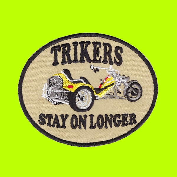 Trikers stay on longer Embroidered Cloth Iron On Patches