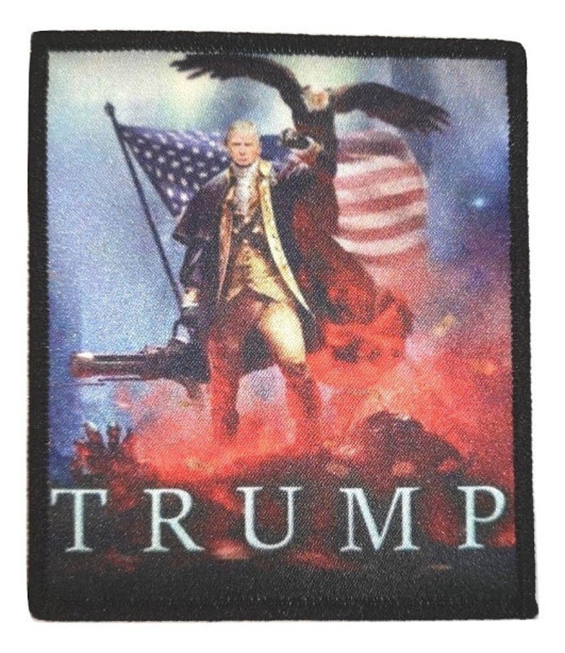 Impeach Donald Trump Embroidered Iron-On Patch – 2016 Election Democrat Memorabilia