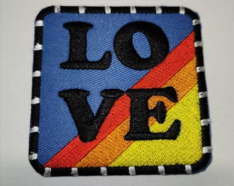 Love Embroidered Cloth Iron On Patches