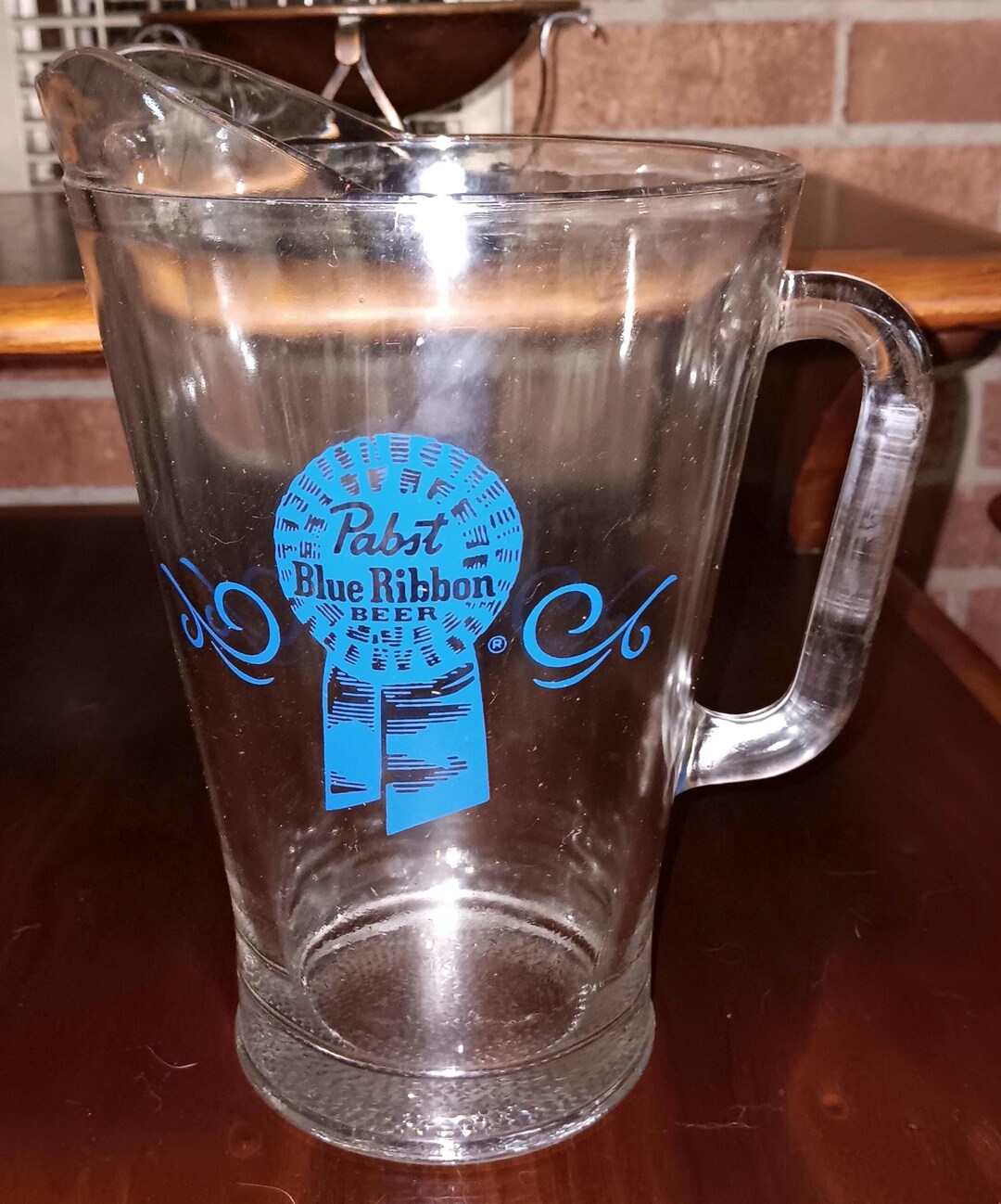 Pabst Blue Ribbon Pitcher Vintage PBR 64 Ounce Pitcher - Etsy