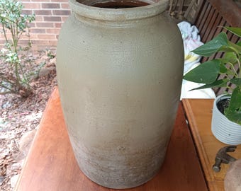 Richard Remmey Philadelphia Salt Glazed Stoneware Crock 3 Gallon Mint Late 1800s