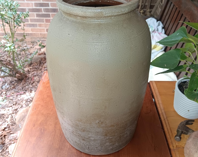 Richard Remmey Philadelphia Salt Glazed Stoneware Crock 3 Gallon Mint Late 1800s