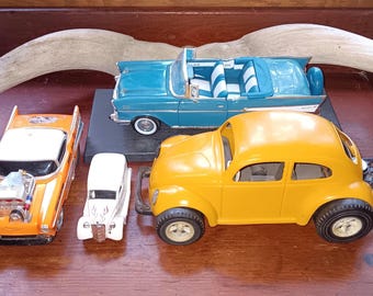 Toy Hot Rods Ramblin' Rat Hot Rod Beetle American Muscle Bel Air Set of 4