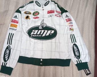 Dale Earnhardt Jr. White Jacket Nascar Chase Authentics Driver's Series XXXL