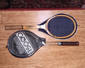Retro Tennis Rackets, Wood Revelation Metal Wilson T5000