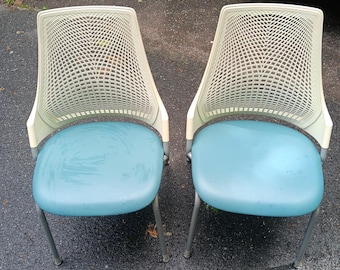 Vintage Herman Miller Sayl Chairs Refurbished a Pair