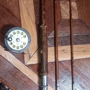 antique wooden fly fishing rod from 1930 1930s Fishing Rod