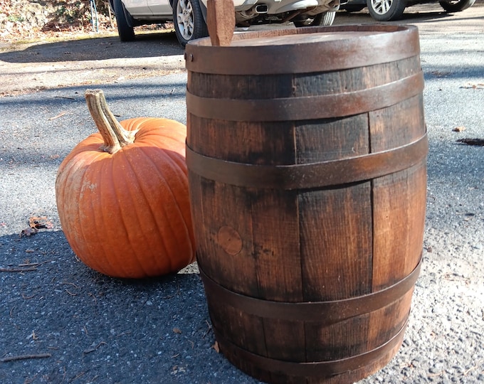 Antique moonshine or whiskey barrel 16 inches by 12 late 19th/early 20th century