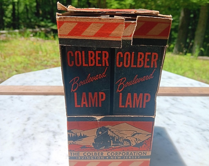 NOS Colbert Model Train Set Street Lamps Gift Pack 4 Hard Wired