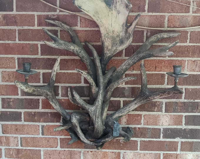 Ponderosa Farms 1958 Faux Antler Candleabra Big Old Classic Lodge Decor