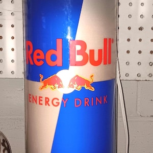 Red Bull Energy Drink vintage light-up advertising sign 2005