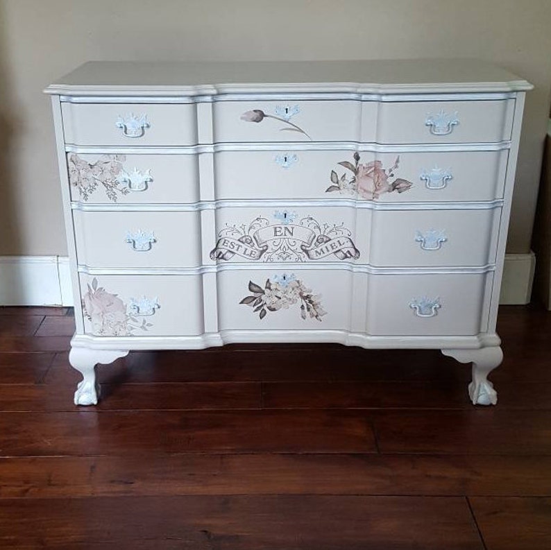 painted furniture / upcycled bedroom furniture / french | etsy