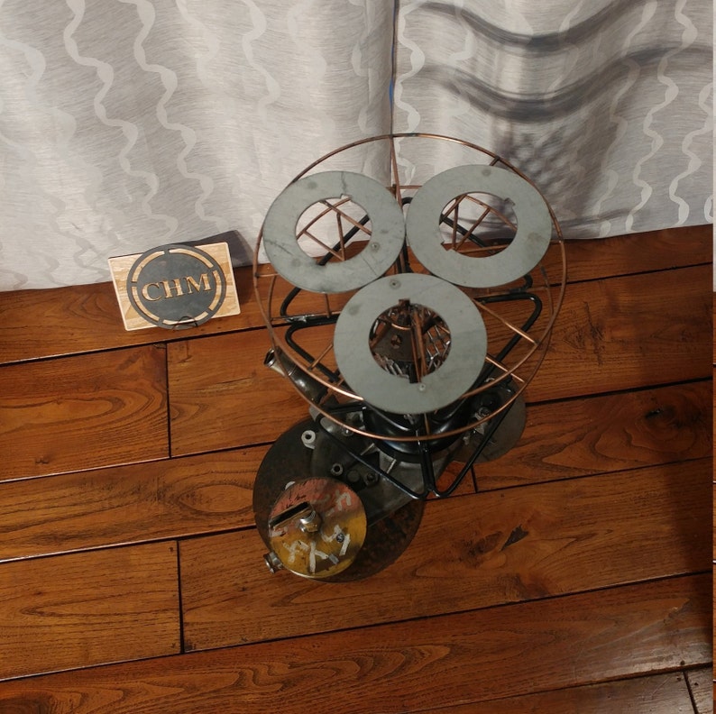 Steampunk Furniture Bedroom For Him Upcycled Plant Stand Metal Table Legs