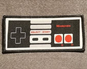 NES controller - Woven patch - Iron-on