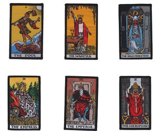 Tarot - Arcanes majeurs - Écusson tissé - Thermocollant