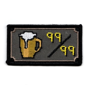 Beer lvl 99 - Embroidered patch