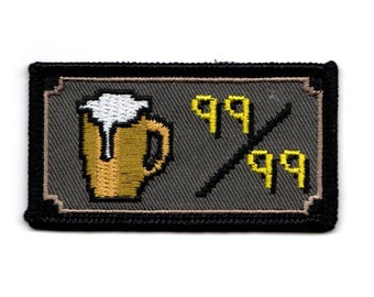 Beer lvl 99 - Embroidered patch