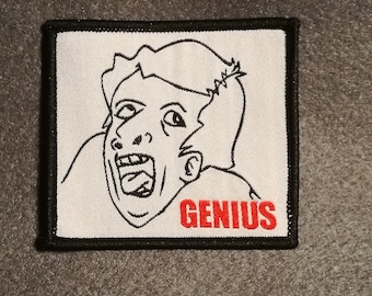 Parche de meme Genius - Tejido - Iron-on