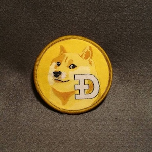 Dogecoin woven patch