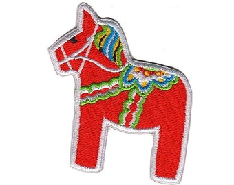Dalapferd - Embroidery Aufnäher