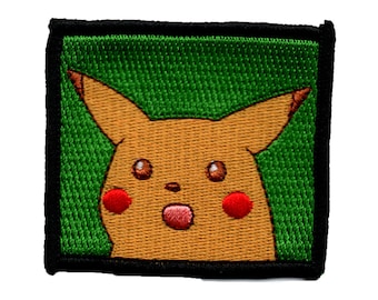 Surprised Pikachu - Aufnäher - zum Aufnähen