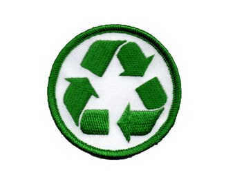 Ambiente / riciclaggio-patch - Stirare - Toppa ricamata
