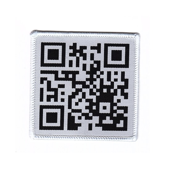 Rick Roll QR Code Morale Patch