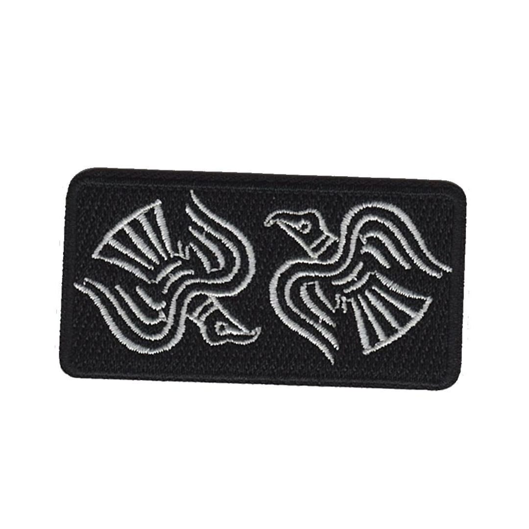 Hugin and Munin - Embroidery Patch - Hook & Loop / Iron-on - Etsy