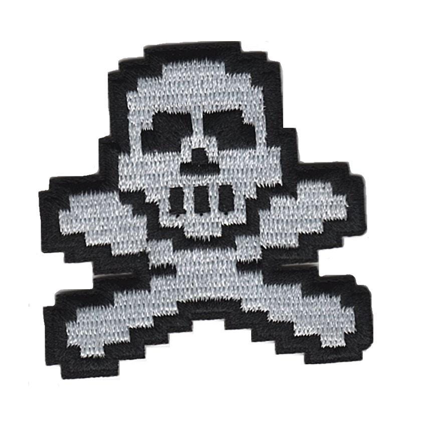 Pk-skull - Embroidered Patch - Iron-on - Etsy